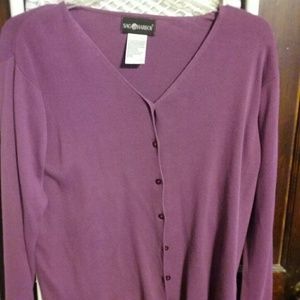 Medium weight cotton cardigan
